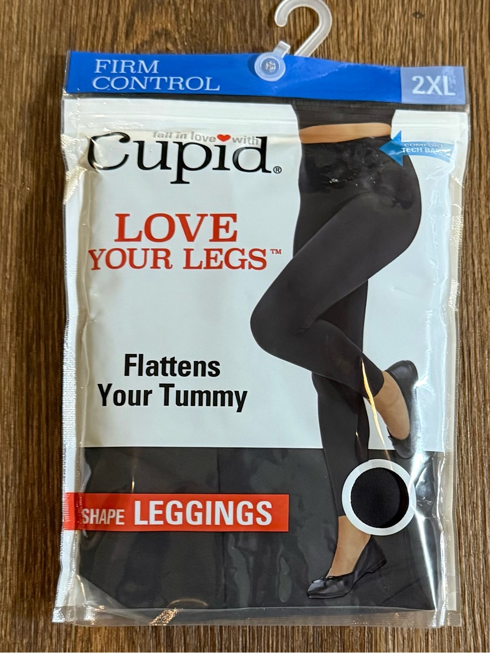 Cupid Black Firm Control Shape Leggings - 2XL